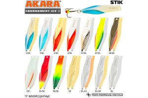 Блесна зимняя Akara Tournament Ice Stik 50 7 гр. 28 Go