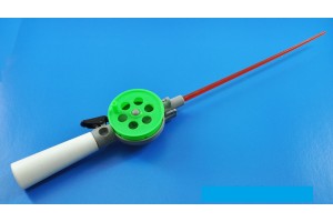 Удочка зимняя Якутка ABS + поликорбонат диам. 55 мм Green