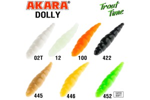 Силиконовая приманка Akara Trout Time DOLLY 1.8 Cheese 458 (10 шт.)