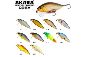 Воблер Akara Goby 65F 8 гр. (2/7 oz 2, 6 in) A212