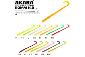 Червь Akara Komai 140 418 (W-5) (4 шт.)