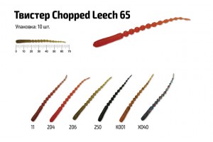 Твистер Akara Chopped Leech 65 206