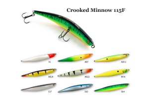 Воблер Raiden Crooked Minnow 115F 10 гр. (5/14 oz 4, 5 in) AB20