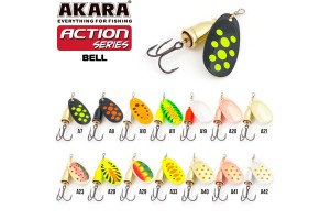 Блесна вращающаяся Akara Action Series Bell 2 6 гр. 1/5 oz. A38