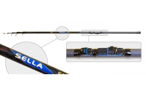 Удочка телескопическая углепластик д/с S Master 1543 Sella 5, 0 м