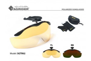 Визор Tagrider в чехле SGTR02 (2 шт.) YL RB крепление на кепку