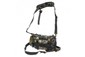 Сумка поясная Fish2Fish Riverbag серая цифра 35x20x15 см