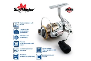 Катушка безынерционная Surf Master Yamato Matsushima FM1000A 5+1bb