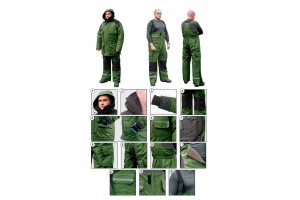 Костюм зимний Tagrider Nord Wind PRO хаки -35C мембрана M
