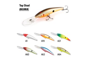 Воблер Akara Top Shad 105F 18 гр. (5/8 oz 4, 1 in) A63