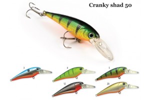 Воблер Raiden Cranky Shad 50 3 гр. 12