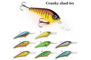 Воблер Raiden Cranky Shad 60 4 гр. 8
