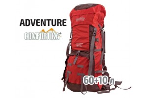 Рюкзак Comfortika Adventure трекинг. AK9206А 60 +10 л красный