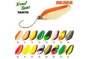 Блесна колеблющаяся Akara Trout Time Tanto 30 2, 2 гр. 35