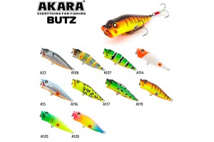 Воблер Akara Butz 65F 8гр. (2/7 oz 2, 6 in) A115