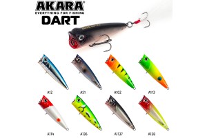 Воблер Akara Dart 50F 4 гр. (1/7 oz 2, 0 in) A136