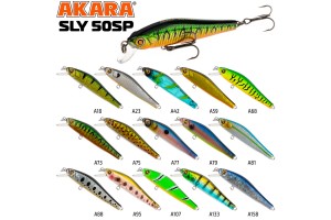 Воблер Akara Sly 50SP 3, 5 гр. (1/8 oz 2, 0 in) A23