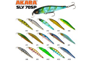 Воблер Akara Sly 70SP 5 гр. (3/17 oz 2, 8 in) A75
