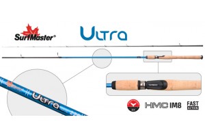Спиннинг штекерный углепластик 2 колена S Master 3003 Ultra Spin IM8 (1-9) 3, 0 м