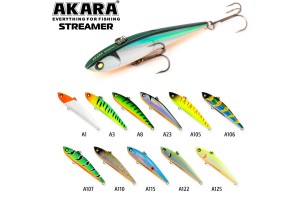 Воблер Akara раттлин Streamer 75 мм 14 гр. (1/2 oz 2, 9 in) A110