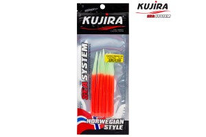 Трубка перчик Kujira G-Makk для крючков 6/0 Lumo+Red (6 шт)