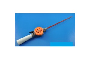 Удочка зимняя Якутка ABS + поликорбонат диам. 45 мм Orange