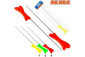 Удочка зимняя Akara RKW1 красная (хлыст Hi Carbon 1 составной) 38 см
