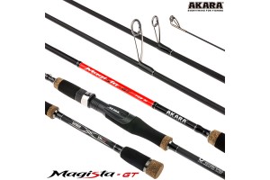 Спиннинг штекерный углепластик 2 колена Akara Magista GT M902 (5, 5-27) 2, 7 м