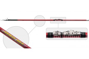 Удочка телескопическая углепластик д/с Akara L8001 Antrax Bolo IM7 (5-25) 5, 0 м