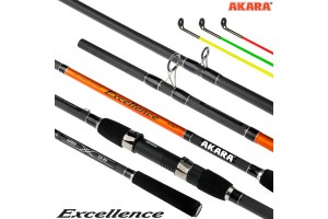 Удилище штекерное углепластик фидерное 3 колена Akara Excellence Feeder TX-30 (90-120-150) 3, 3 м