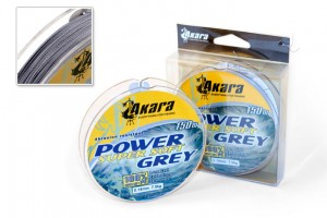 Шнур Akara Power Super Soft Grey 150 м 0, 12