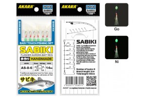 Сабик Akara Flasher Aurora Bait Rigs 8 Ni №10 (6 кр.)