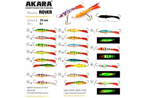 Балансир Akara Rover 50 мм 8 гр. (2,0in-2/7oz) 27