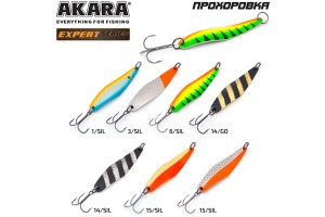 Блесна колеблющаяся Akara Expert Прохоровка 80 мм 18 гр. 3/GO