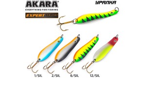 Блесна колеблющаяся Akara Expert Уралка 85 мм 26 гр. 14/SIL