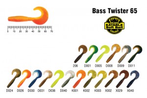 Твистер Akara Eatable Bass Twister 65 D026