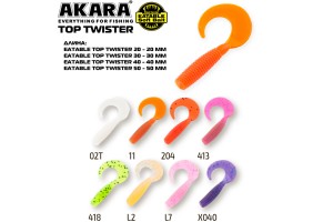 Твистер Akara Eatable Top Twister 40 418 (9 шт.)
