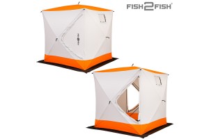Палатка зимняя Fish 2 Fish Куб 2, 0х2, 25 м с юбкой в чехле
