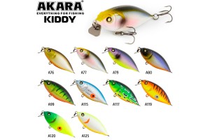Воблер Akara Kiddy 55F 9 гр. (1/3 oz 2, 2 in) A76