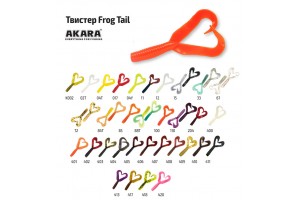 Твистер Akara Frog Tail 40 017 (6 шт.)