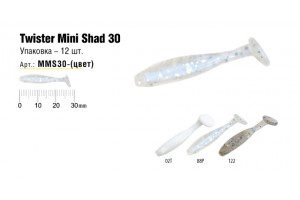 Твистер Akara Mini Shad 30 122