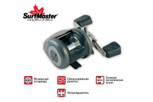 Катушка мультипликаторная Surf Master Priora PRM 101R кастинг