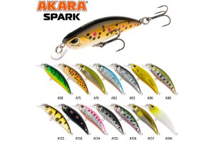 Воблер Akara Spark 50S 3, 5 гр. (1/8 oz 2, 0 in) A86