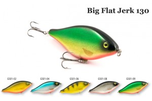 Воблер деревянный Raiden Big Flat Jerk 130 мм 80 гр. GS01-02