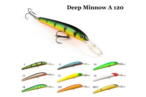 Воблер Raiden Deep Minnow A 120 15 гр. 16
