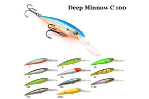 Воблер Raiden Deep Minnow C 100 15 гр. 301