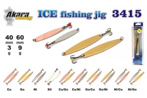 Блесна зимняя Akara Ice 3415 3 гр. Sil