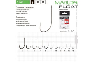 Крючки Maruto 1246 BN Float № 16 (10 шт.) поплавочная серия