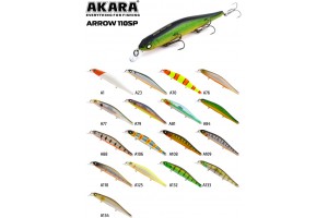 Воблер Akara Arrow 110SP 17 гр. (3/5 oz 4, 3 in) A23