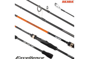 Спиннинг штекерный углепластик 2 колена Akara Excellence MH 902 (8-35) 2, 7 м